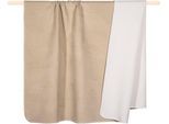 Wohndecke PAD "Hobart", beige (sand), B:150cm L:200cm, Mischgewebe, Wohndecken, Wohndecke, Made in Europe