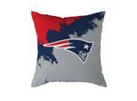 Dekokissen GREAT BRANDING "Great Branding Kissen New England Patriots "Brush" 50x50cm", Gr. 1 Stk., bunt (mehrfarbig), 100% Polyester, Dekokissen_Sitzkissen_Kissenhüllen