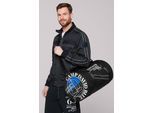 Sporttasche CAMP DAVID, Gr. B/H/T: 60cm x 31cm x 31cm, schwarz, Polyester, bedruckt, Taschen Sporttasche, mit abnehmbarem Schulterriemen