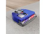 DYSON Saugroboter "Dyson 360 Vis Nav™, 360 Kamerasystem", blau (blau, nickel), B:330cm H:97cm T:330cm, Saugroboter, HEPA-Filter, beutellos, 9,9cm flach