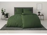 Bettwäsche OTTO HOME "Desner 100% Microfaser, extra weich, allergikerfreundlich", grün, B/L: 200cm x 200cm, 1 Stk., 2 Stk., Microfaser, B/L: 80cm x 80cm & 80cm x 80cm, 3, Microfaser, Obermaterial: 100% Polyester, Bettwäsche, Bettwäsche, Premium Qualität, uni, schnell trocknend, pflegeleicht, ab 135x200 cm