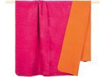 Wohndecke PAD "Hobart", pink, B:150cm L:200cm, Mischgewebe, Wohndecken, Wohndecke, Made in Europe