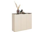 Voleo Schuhschrank , Kaschmir , Kunststoff , 8 Fächer , 120x100x34.5 cm , FSC MIX , Typenauswahl, Beimöbel erhältlich, stehend , Garderobe, Schuhaufbewahrung, Schuhschränke