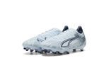 Fußballschuh PUMA "ULTRA 6 MATCH FG/AG Fußballschuhe Erwachsene", Damen, Gr. 44,5, weiß (icy blau weiß jewel), Obermaterial: Synthetik, Textil. Futter: Synthetik, Textil. Innensohle: Textil. Laufsohle: Synthetik, Schuhe Fußballschuh
