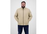 Blouson LERROS "Blouson leicht gefüttert in GROSSEN GRÖSSEN", Herren, Gr. 4XL, beige (kitt), 100% Polyester, Jacken Blouson, Herren Blouson in Übergröße, Wasser- und windabweisend, Atmungsaktiv