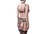 Gepunktetes Dessous-Set, 4 Teile