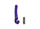 Vibrating Bendable Strap-On - Size M, 34 cm