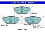 ATE Bremsensatz, Scheibenbremse sg00000d5k Vorderachse voll 230mm 9mm für VAG SEAT Skoda