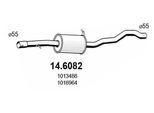 ASSO Mittelschalldämpfer 146082 für VW Ford SEAT
