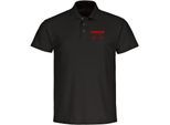 multifanshop Poloshirt - Leipzig - Herzschlag - Druck rot - Polo