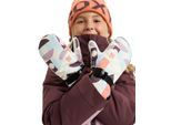 Snowboardhandschuhe ROXY "Roxy Jetty Girl", Kinder, Gr. M, whisper weiß winter font, Obermaterial: 50% Microfaser, 50% Polyurethan;, Handschuhe
