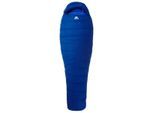 Mountain Equipment - Olympus 450 - Daunenschlafsack Gr Regular - Body Size: 185 cm Zip: Right Blau
