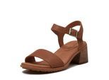 Sandale TIMBERLAND "LAGUNA SHORE BACKSTRAP SANDAL", Damen, Gr. 42, rst full grain, Leder, Schuhe Sandale, aus Leder