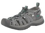 Sandale KEEN "WHISPER", Damen, Gr. 41, bunt (hellgrau, grün), Synthetik, Schuhe Sandale