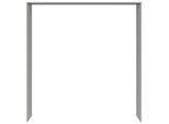 Passepartoutrahmen Paspt Chinchilla Grau
