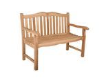 Gartenbank Romang ca. 120x92x63 cm Teak