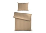 Bettwäsche Xenia Streif Beige ca. 140x200cm