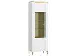 Vitrine Lazio Weiß B: 65,5 cm