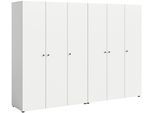 Drehtürenschrank DARWIN ca.240x176x51cm Weiß