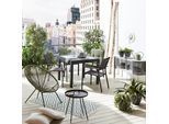 Gartentisch Atlanta 1 in Anthrazit ca.70-140x75x70cm