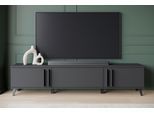 Lowboard Helsinki Schwarz ca. 180x40x33cm