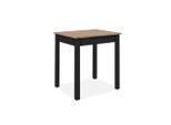 Mid.you Esstisch , Schwarz, Eiche Artisan , Holzwerkstoff , rechteckig , eckig , 67x76x90 cm , Esszimmer, Esstische, Esstische