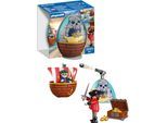 Konstruktions-Spielset PLAYMOBIL "Spiel-Ei: Piraten (72100), Pirates", bunt, Spielbausteine, Kinder, Kunststoff, Konstruktions-Spielset