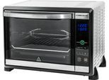 ROMMELSBACHER Minibackofen "Elektronik Back & Grill Ofen BGE 1580/E", silber (edelstahlfarben), B:48,5cm H:38cm T:34cm, Minibacköfen, Minibackofen
