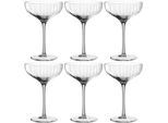 Champagnerglas LEONARDO "POESIA", transparent (klar), H:16cm Ø:10,9cm, Kristallglas, Trinkgefäße, Champagnerglas, 260 ml, 6-teilig