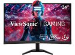 VIEWSONIC Curved-Gaming-Monitor "VX2418C", Energieeffizienz: E, schwarz, B:54cm H:32,2cm T:7,4cm, Monitore, Curved-Gaming-Monitor