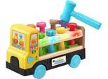 Lernspielzeug VTECH "Hammerspiel Holz-Lastwagen", bunt, Lernspielzeug, Baby, Kunststoff, Lernspielzeug