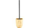 WC-Garnitur KLEINE WOLKE "Serena", gelb (solaris), B:9,8cm H:41cm L:9,8cm, Steinzeug, Reinigungsbürsten, WC-Garnitur