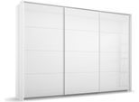 Schwebetürenschrank RAUCH "Kleiderschrank Schrank Garderobe OTELI inkl. 3 Innenschubladen", weiß (weiß, hochglanz weiß), B:278cm H:214cm T:68cm, Holzwerkstoff, Schränke, Schwebetürenschrank, inkl. Passepartout optional mit Beleuchtung MADE IN GERMANY