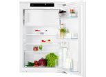 AEG Einbaukühlschrank "TSF5O88EF", Energieeffizienz: E, silber (weiß), Rechtsanschlag, wechselbar, Kühlschränke, 118 L, variable Glasablagen bis zu 25 kg belastbar, Touch, Festtür, Einbaukühlschrank