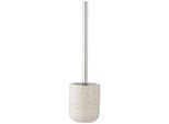 WC-Garnitur WENKO "Pergole", beige, H:38,5cm Ø:10,5cm, Keramik, Reinigungsbürsten, WC-Garnitur, aus hochwertiger Keramik
