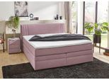 Boxspringbett JOCKENHÖFER GRUPPE "Amira", mit Bettkasten und Topper", rosa (rosè 313, 05), B:194cm L:217cm, Bezug: 100% Polyester;Topper und Matratzenspiegel: 100% Polyester, Komplettbetten, Boxspringbett, erhältlich in den Breiten 120,140 & 180cm