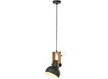JUST LIGHT Pendelleuchte "CUP 2.0", schwarz, 1, Ø 16,6cm H: 60cm, 1 Stk., Leuchten, ExklusiveE27, Pendelleuchte