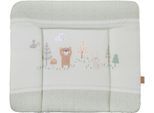 Wickelauflage ROBA "85 x 75 cm", beige (woddland buddies), B:85cm L:75cm, Baumwolle, Polyester, Wickelauflagen, Wickelauflage