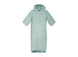 Badeponcho TOM TAILOR HOME "Surfponcho COLOR BATH" Gr. L, grün (fresh sage), LXL, Frottier, Hausmäntel, Badeponcho, mit Kordel, Bauchtasche, saugstark, Baumwolle, auch in Kindergrößen