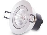 PACO HOME Einbauleuchte "Rita", weiß, Ø 8,2cm H: 8,1cm, Leuchten, LED Einbaustrahler Schwenkbar LED Strahler Spotlight Flach dimmbar, Einbauleuchte