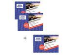 Fahrtenbuch AVERY® Zweckform 222-3P, Sonderaktion mit 3 x Fahrtenbuch 222, DIN A6 quer, von Rechtsexperten geprüft, mit Ausfüllhilfe, FSC®-Papier