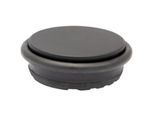 Wagner Türstopper BIG DISK BLACK, Stahl, pulverbeschichtet, Ø 100 x H 30 mm, mobil, rutschfest, schwarz, 0,74 kg