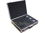 PMR-Funkgeräteset Kenwood TK-3501E, 3-teilig, lizenzfrei, 16 Kanäle, bis 6 km, bis 20 h, IP54, in Alukoffer, schwarz