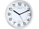 UNILUX ATTRACTION Wanduhr, Quarzuhrwerk, 22 cm, Magnetbefestigung, metallgrau, Batterie inklusive
