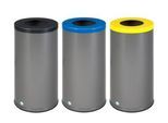 VAR Müllsackständer WSG 70, 3-fach Sortierung, 210 l Gesamtvolumen, Aluminium-Griff, 22 kg