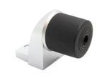 Wagner Bodentürstopper BACK DOOR EH 5001, Zinkdruckguss, zum Schrauben, 95 x 52 x 68 mm, für schwere Türen, alusilber-schwarz