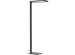 Stehleuchte Worklight EASY FL 940, LED 60 W, dimmbar, 4000 K, 7150 lm, direkt/indirekt, H 1950 mm, Kopf 570 x 280 mm, Stahlfuß, schwarz