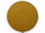 Sitzkissen ECO UPis1, Ø 320 mm, aus SEAQUAL® YARN, honiggelb