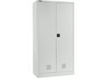 Schäfer Shop Select Umweltschrank, B 950 x T 500 x H 1935 mm, 4 WHG-Wannen à 11 Liter, lichtgrau
