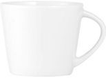 Milchkaffee-Obertasse, rund, Ø 96 x H 83 mm, Porzellan, weiß, 6 Stück